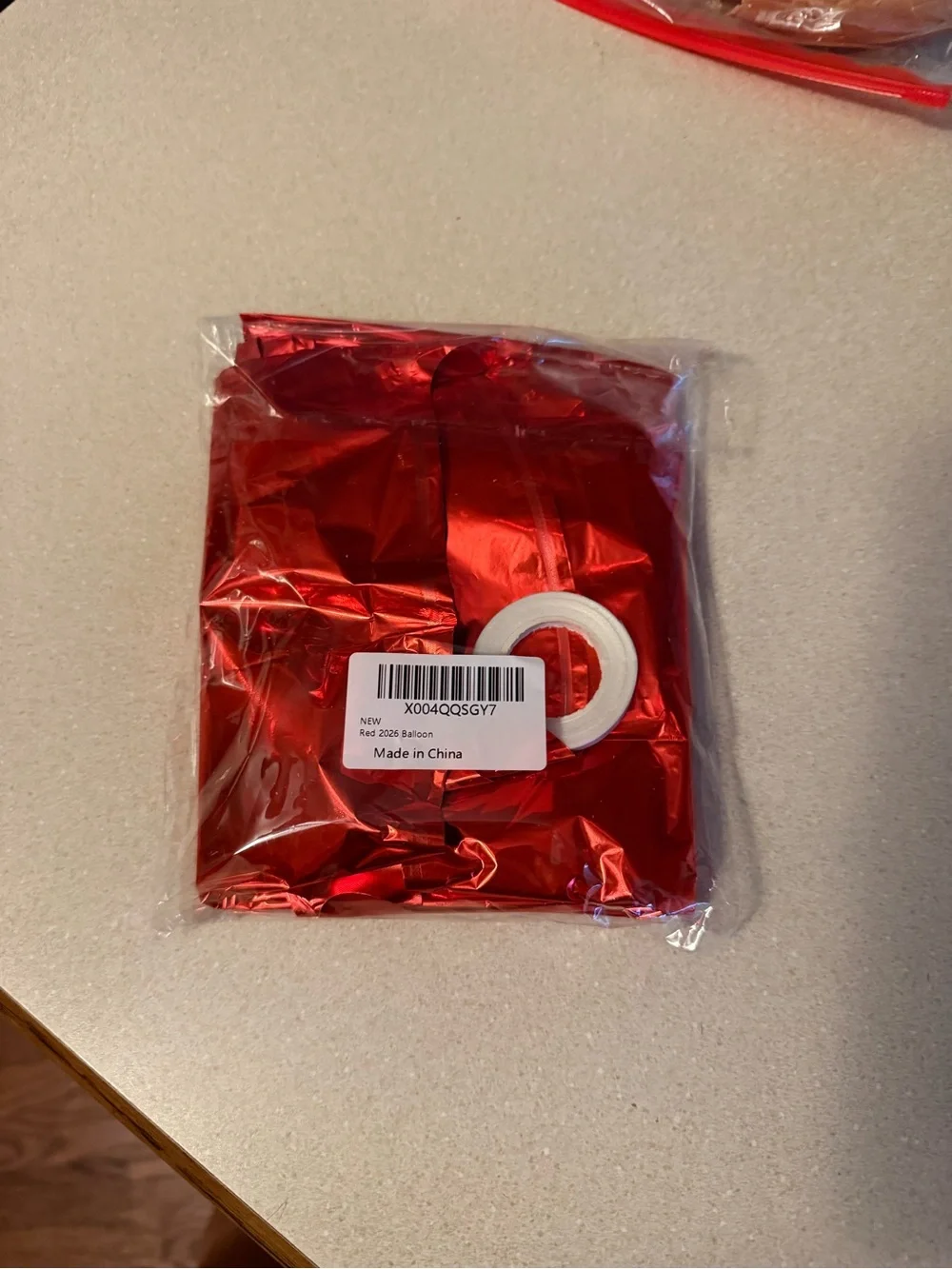 Red Number 20 Foil Balloon Party Decoration